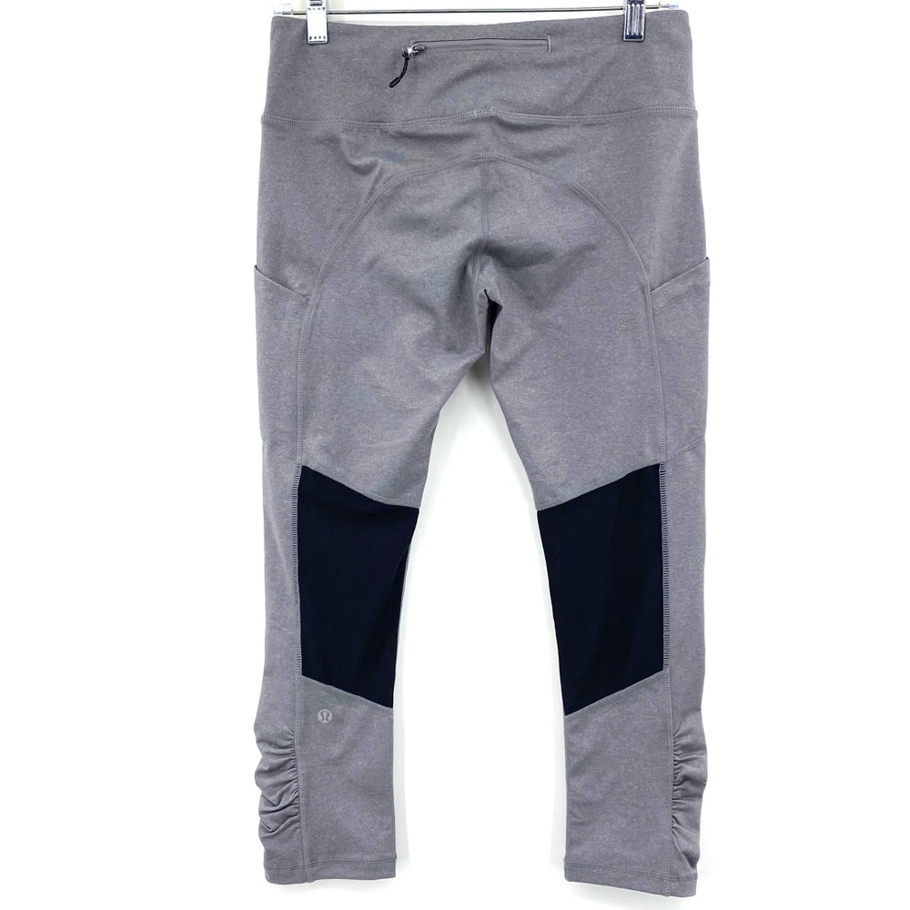 💕SALE💕 Lululemon Rare Gray Pace Rival Crop - Picture 4 of 10
